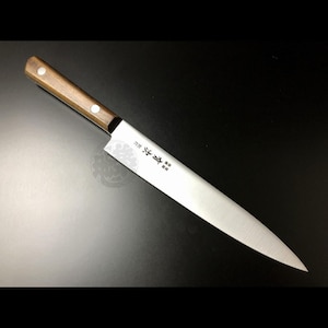 Japanese Chef Knife Aritsugu Petty 6.3&quot; 160mm Alloy Steel Carbon Steel Sheath