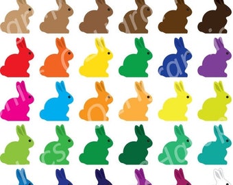 Ostern Schokolade Hase Clipart, Candy, Vektor Clipart, Digitale Scrapbooking, Grafik Kunstwerk, PNG & Jpeg, Digitaler Download, Com