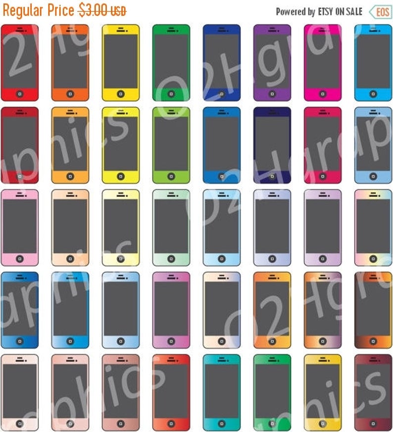 NOV 20/% SALE Smartphone Clipart Graphic Artwork Digital Clipart Vector Clipart PNG/&Jpeg Mobile Phone Clip Art Co Digital Scrapbooking