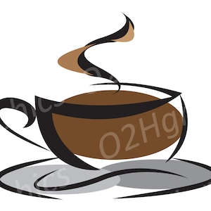 Kaffee Logo Clipart, Cafe Clipart, Kaffee Liebhaber, Digital Scrapbooking, Grafik, PNG, Jpeg, SVG, Digitale Clipart, druckbar, kommerzielle Nutzung
