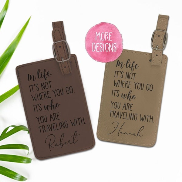 Personalised His and Hers Luggage Tags Etsy