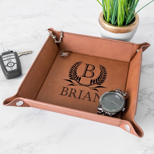 Mens Valet Tray, Watch Holder, Gift For Him, Fathers Day Gift