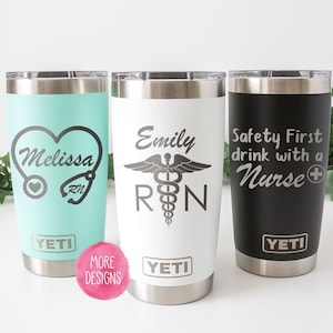 Personalized Travel Mug, Nurse Gift, Personalized Tumbler, Custom Tumbler, Doctor Gift, Veterinarian Gift