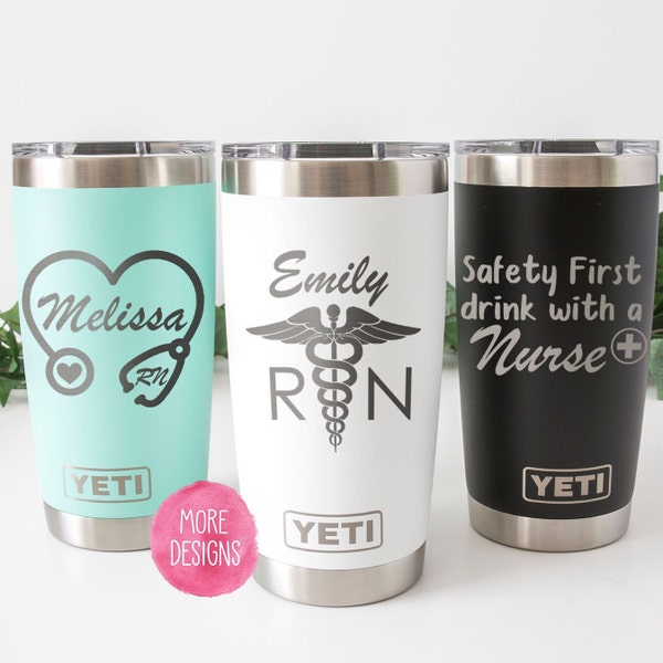 Personalized Travel Mug, Nurse Gift, Personalized Tumbler, Custom Tumbler, Doctor Gift, Veterinarian Gift