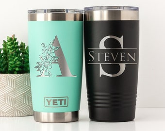 Personalized Custom Engraved Yeti or Polar Camel Brand Tumbler, Father's Day Gift for Him, Mother's Day Gift for Her, Monogram Tumbler