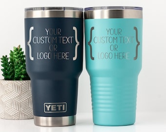 Personalized Custom Engraved YETI or Polar Camel 30oz Tumbler, Custom Text, Custom Logo, Birthday Gifts, Groomsmen Proposal