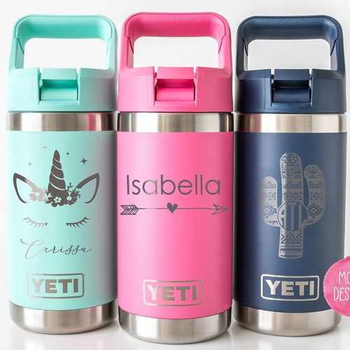 Personalized Kids YETI Water Bottle Engraved Yeti Jr Rambler Etsy