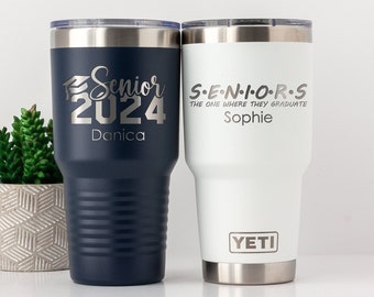 Class of 2024 Graduation Gifts, Personalized Custom Engraved YETI or Polar Camel 30oz Tumbler, College Graduation, Teacher Gifts