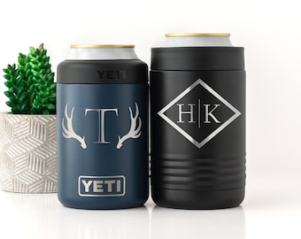 Personalized Custom Engraved YETI or Polar Camel Can Cooler Beer Holder Camping Gear