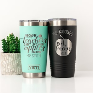 Personalized Teacher Gift Travel Coffee Mug, Graduation Gifts, Coach Gifts, Insulated Tumbler YT104