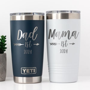 Personalized Mom Tumbler: Insulated Stainless Steel, New Mom Gift