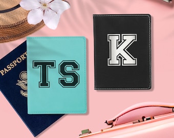 Personalized Passport Holder and Custom Engraved Luggage Tags, Perfect Birthday Gift for Women