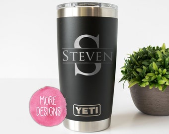 Monogram engraved 10 oz Yeti Tumbler