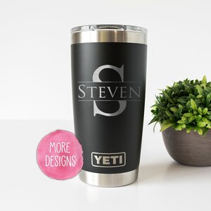 Yeti cup with initials on sale