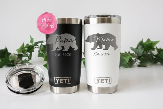 Dear Mom Personalized Engraved Tumbler With Kids Names, Stainless Cup, Gift  For Mom