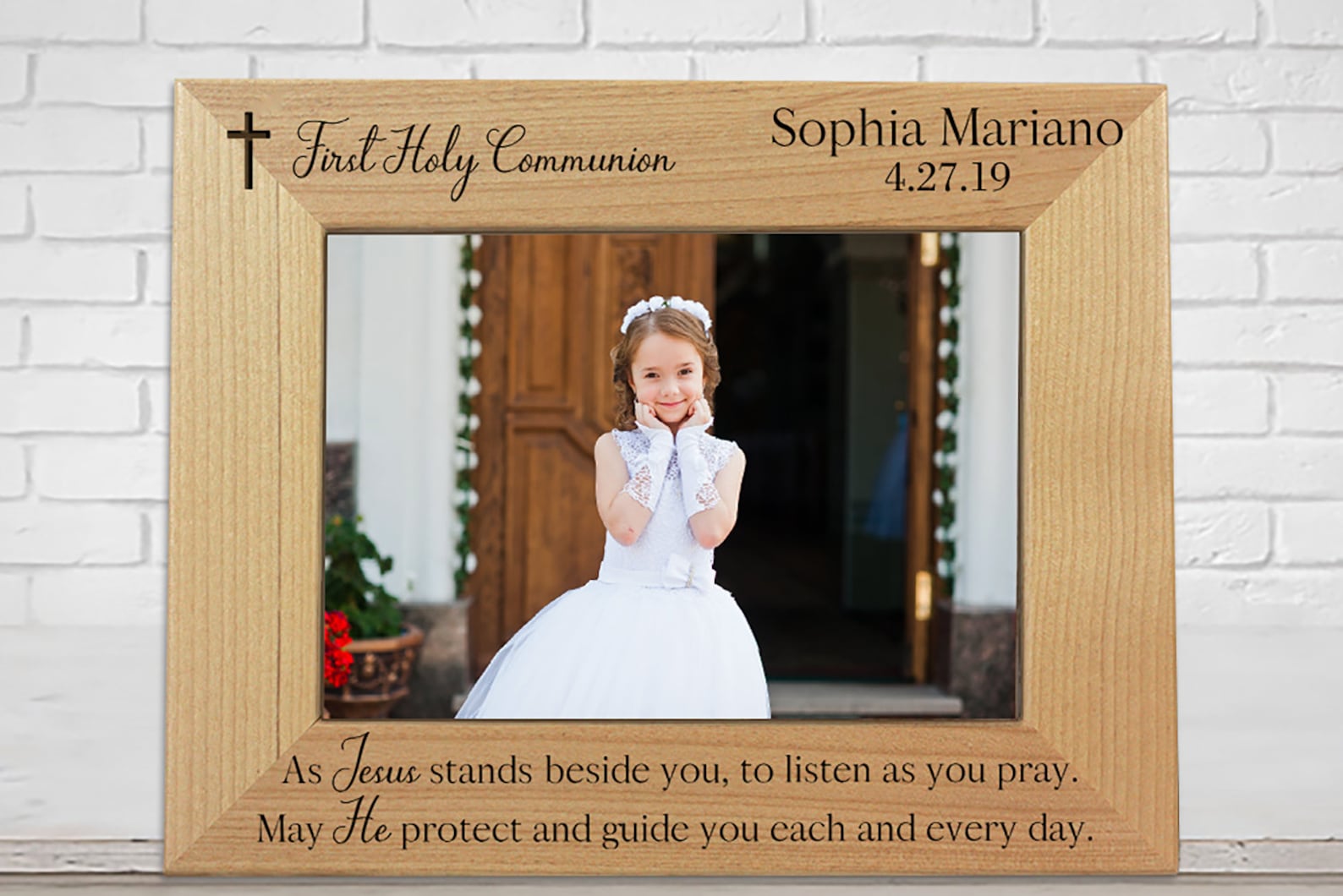 Personalized Godparent Picture Frame Engraved Godmother Frame Etsy