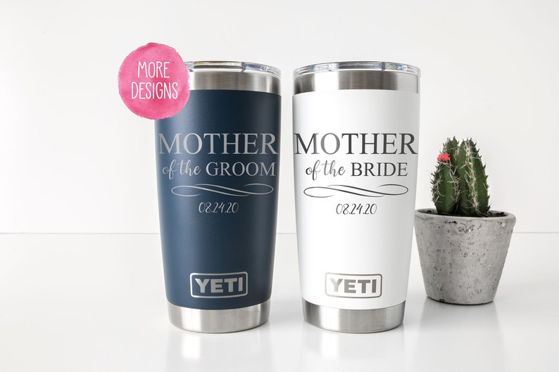 Engraved Personalized Mother of the Bride Custom Tumbler, Personalized Gift, Mother of the Groom Gift, Father of the Bride image 1