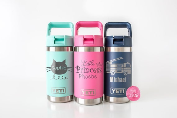 Personalized Kids YETI Water Bottle Engraved Yeti Jr Rambler Custom Kids  Yeti 