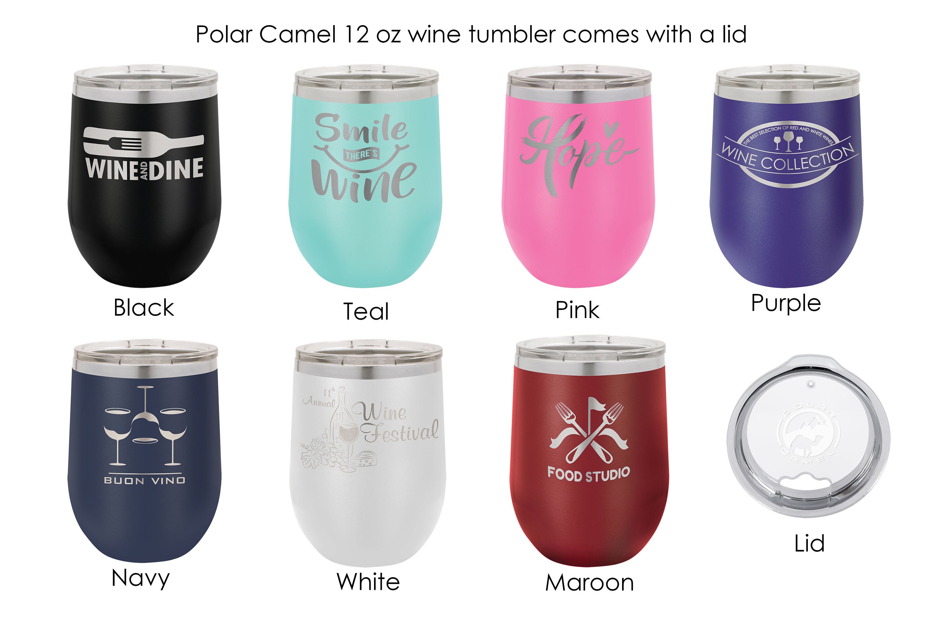 Personalized Engraved Yeti®® Wine Tumbler Custom Gift Polar Etsy