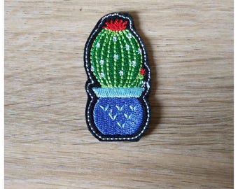 coat of arms Patch interfacing Cactus Flower
