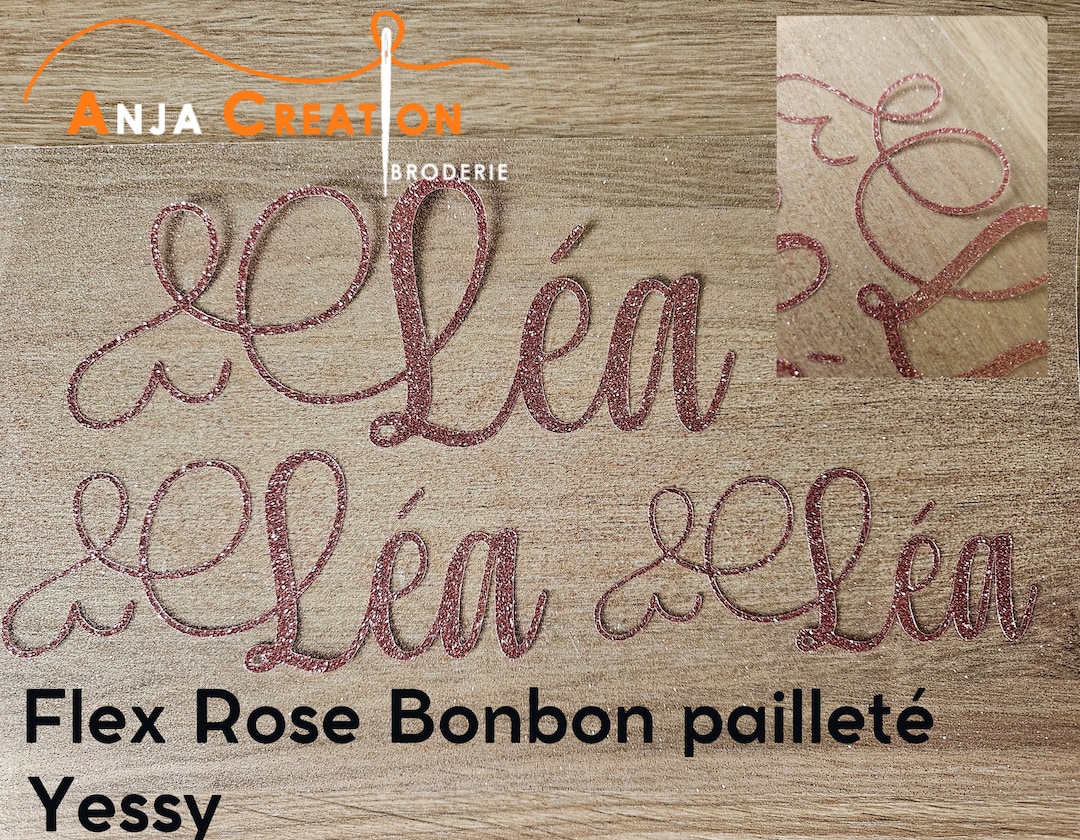 Glittery Iron-on Lettering Original Writings in 3 Possible Sizes to ...