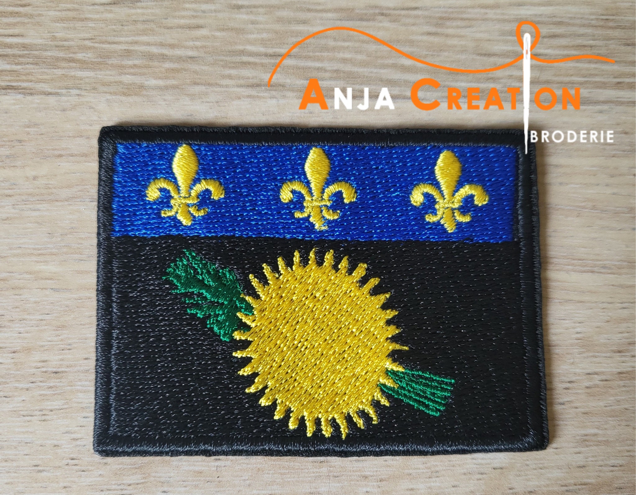 Patch Brodé Thermocollant Madagascar - 80x80 Mm - À Repasser Ou à Coudre - Pour Veste, Sac à Dos, Cadeau Souvenir - 12