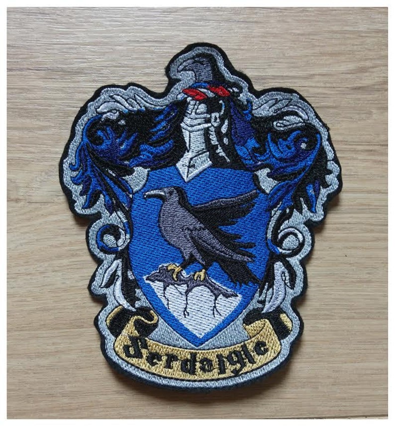 Grand écusson Maison Serdaigle de la collection Harry Potter Etsy