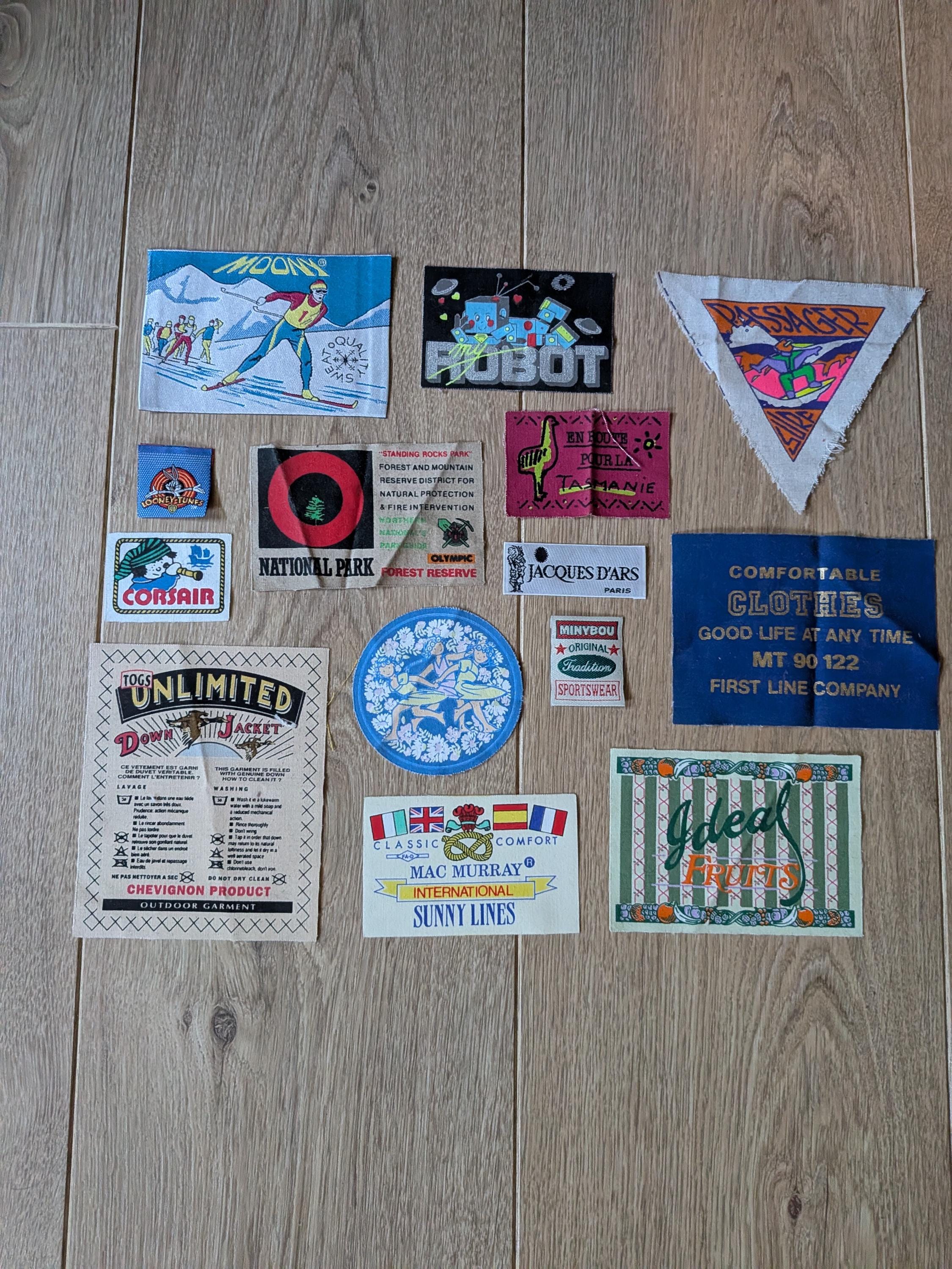 Vintage woven labels - Etsy 日本