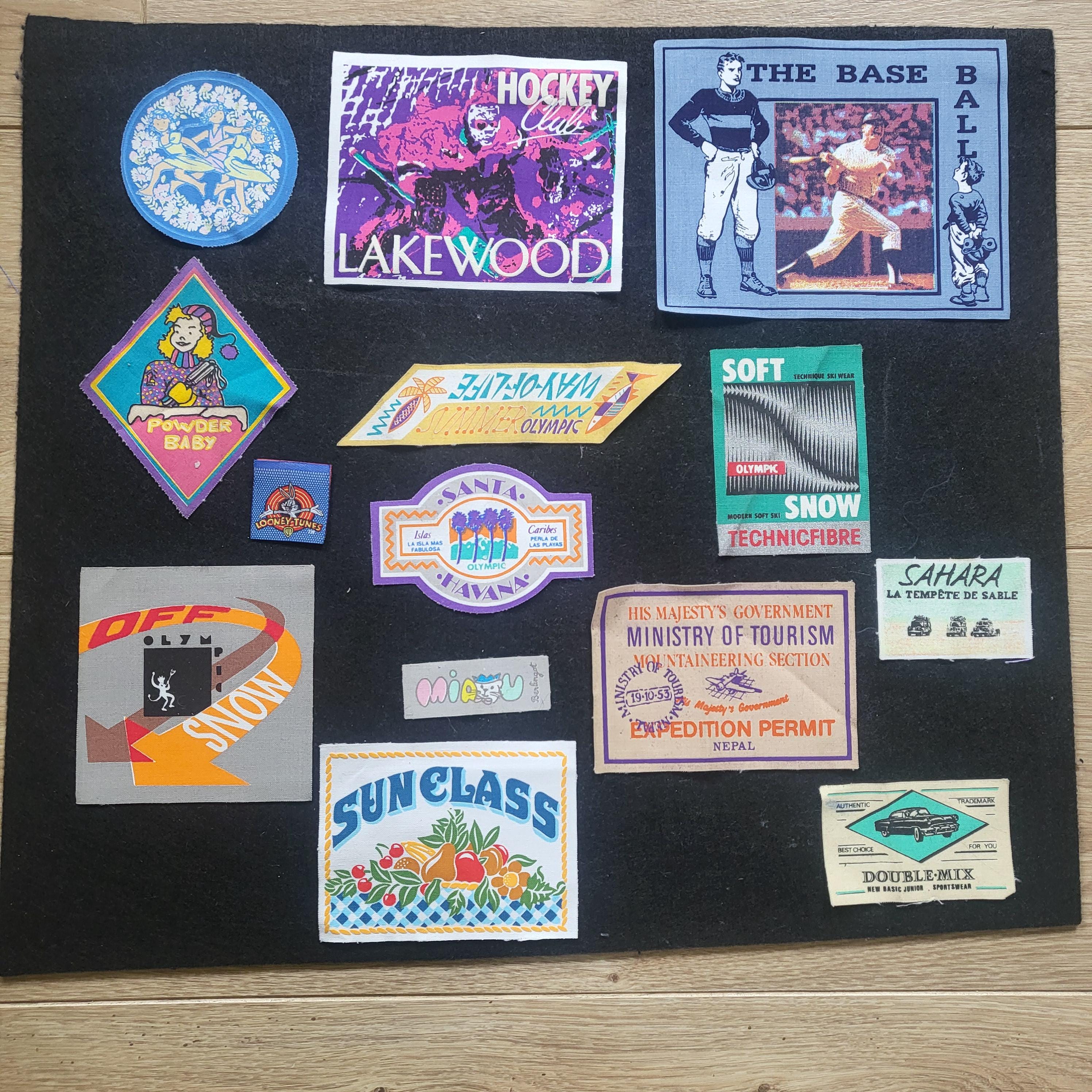 Vintage woven labels - Etsy 日本