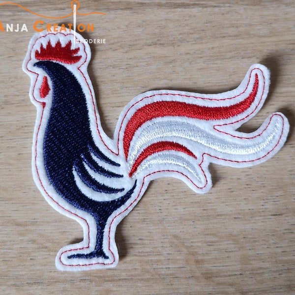 French Rooster patch crest France Cocorico