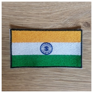 Parche termoadhesivo, parche para coser o pegar Bandera India/India/India