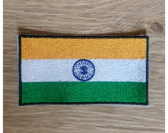 Parche termoadhesivo, parche para coser o pegar Bandera India/India/India