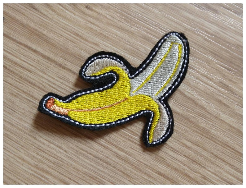 écusson Patch Thermocollant Banane Collection Pop Art image 1