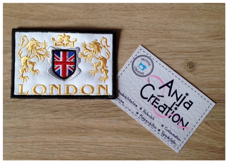 sewing or paste patch Flag LONDONLondon Heatstick