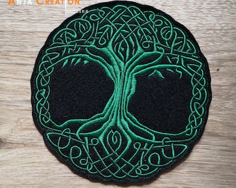 Grand écusson patch Arbre de Vie 13cm