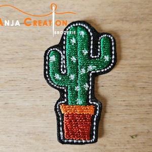 Strykmärke med kaktuspopkonst