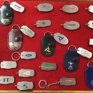 Company Display of Sheffield Made Key Rings - Etsy