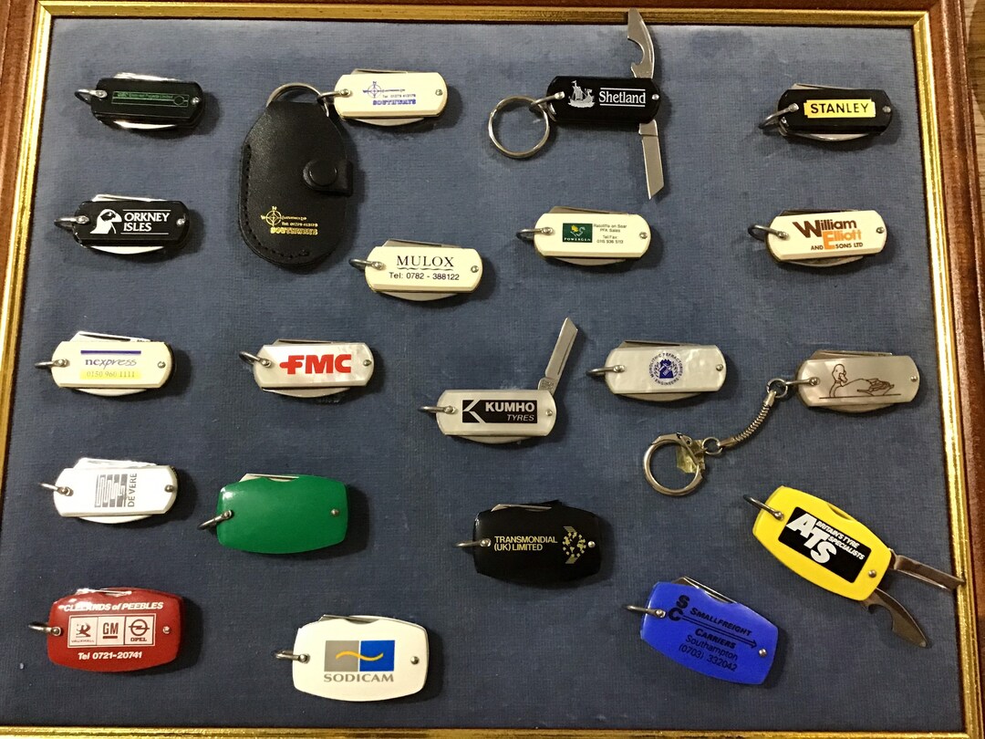 Company Display of Sheffield Made Key Ring Tools Unused - Etsy Canada