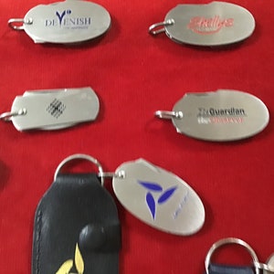 Company Display of Sheffield Made Key Rings - Etsy