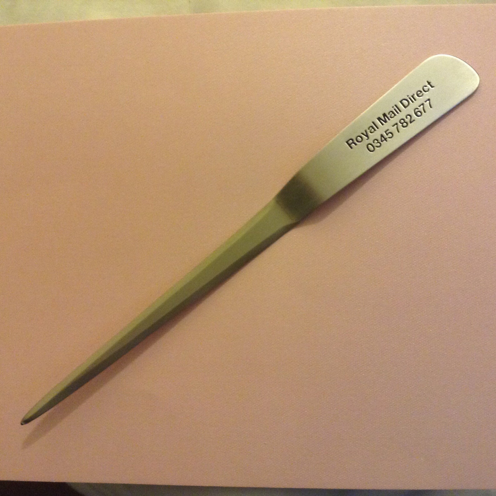 Stainless Steel Letter Opener Satin Finished Etsy