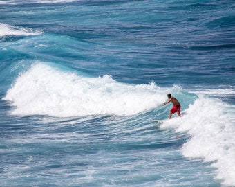 Landscape Photo - Maui Hawaii Surfer