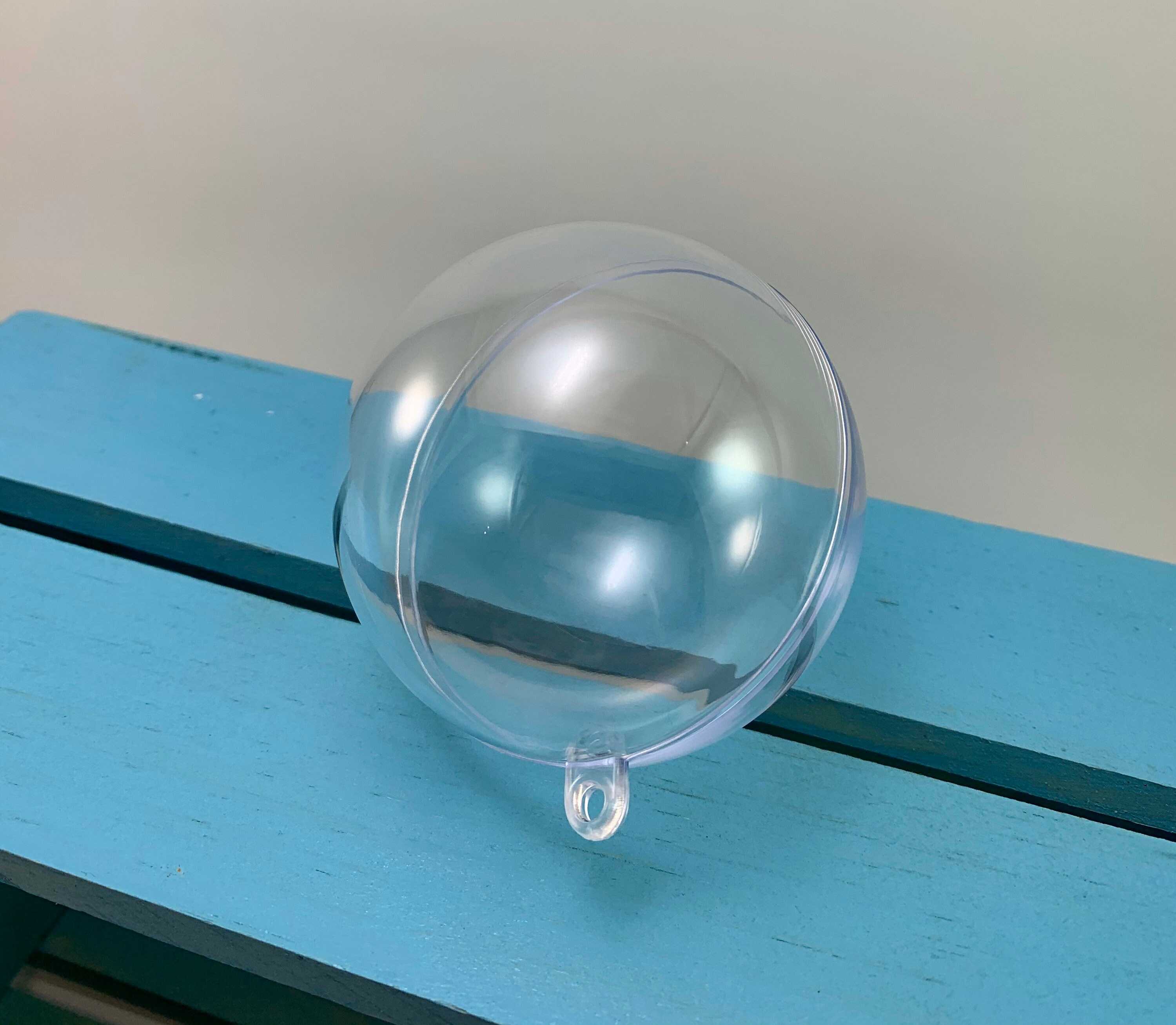 Bath Bomb Container. Two piece clear plastic round snap Etsy.de
