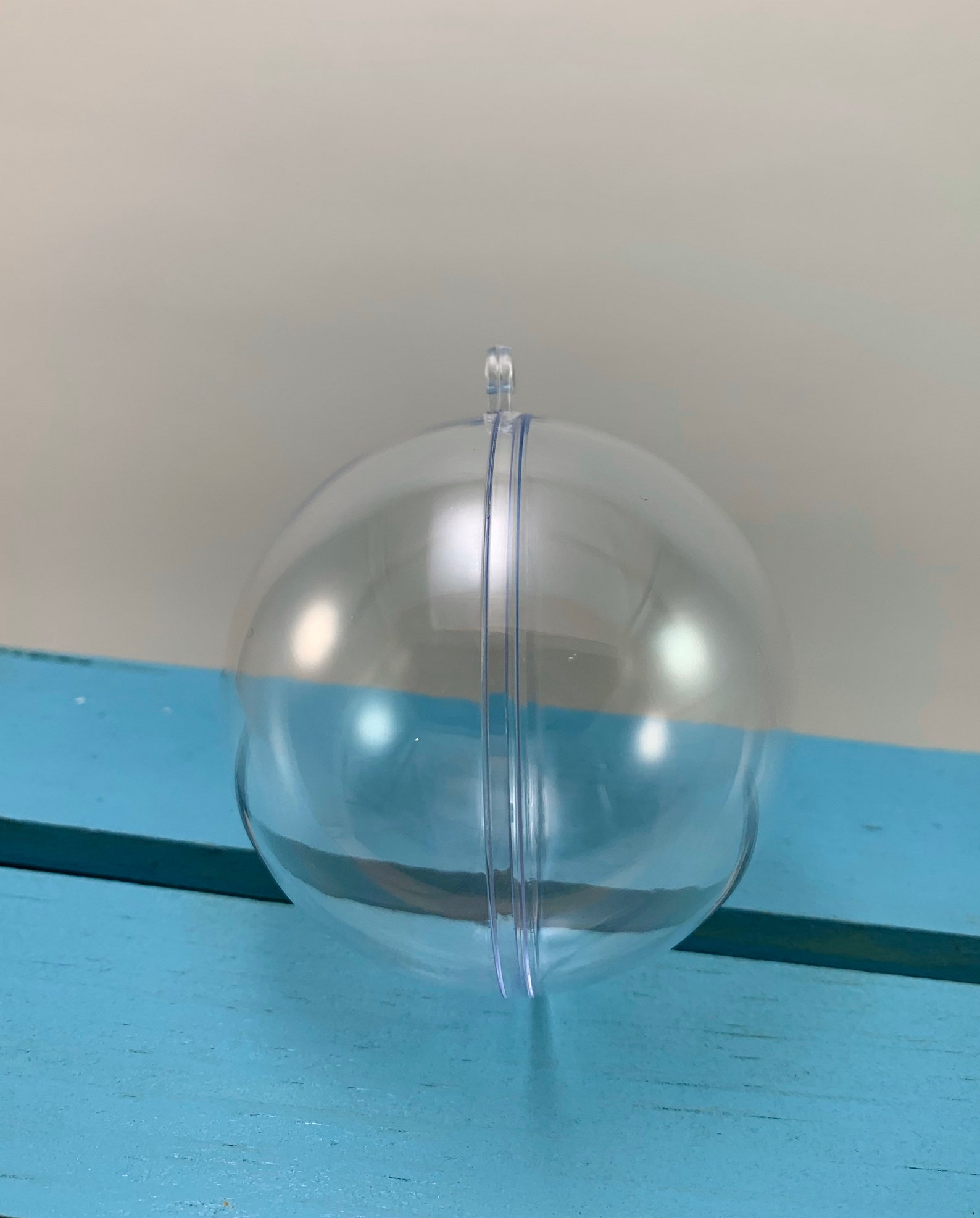 Bath Bomb Container. Two piece clear plastic round snap Etsy.de