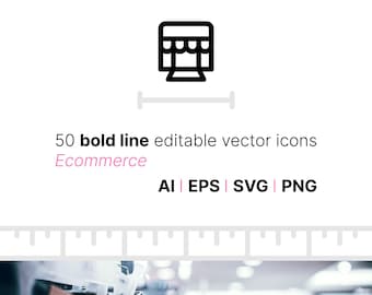 50 ecommerce micro icons