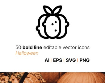 30 Halloween icons