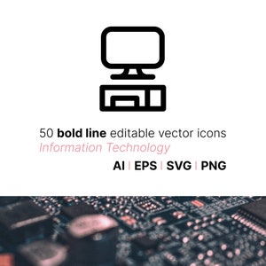 50 Information Technology icons
