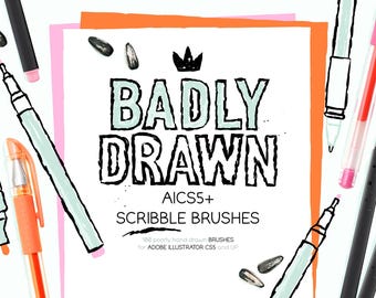 AI CS5+ scribble brushes