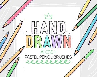 AI CS5+ pastel pencil brushes