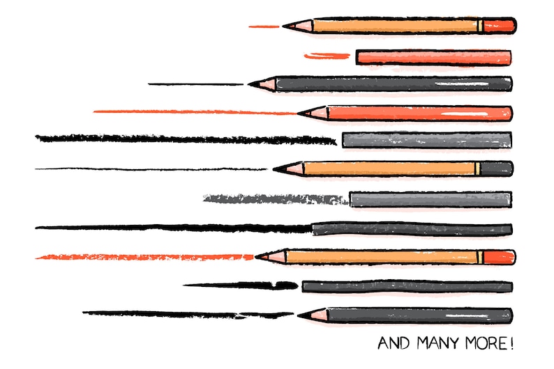 AI charcoal brushes