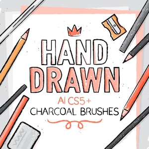 AI CS5+ charcoal brushes